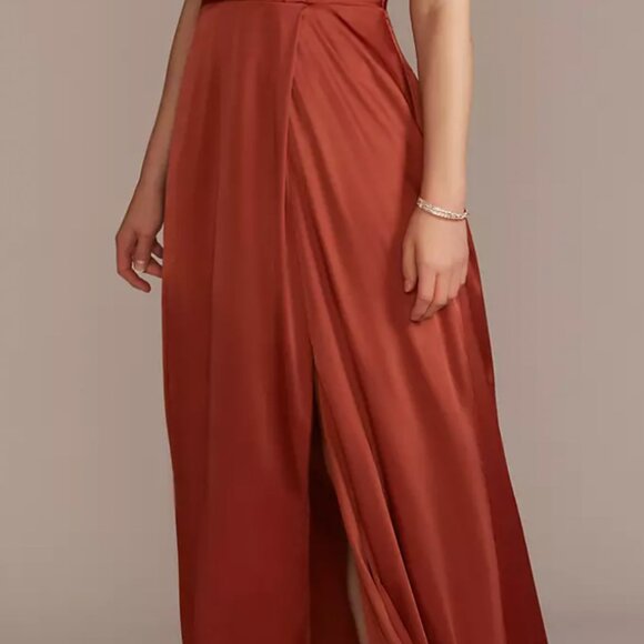 Charmeuse Bridesmaid Dress - Picture 5 of 5
